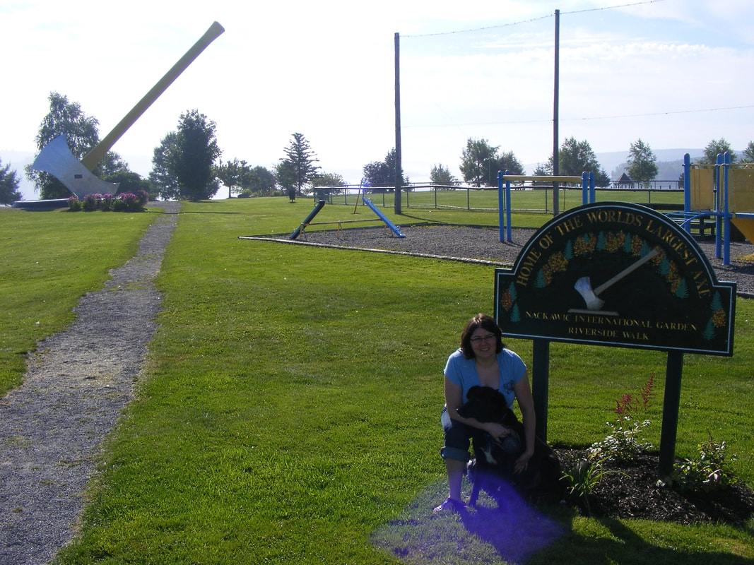 Travel New Brunswick Worlds Largest Axe Picture