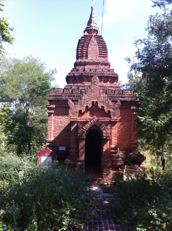 Ancient temples and Buddhas in Bagan, Burma