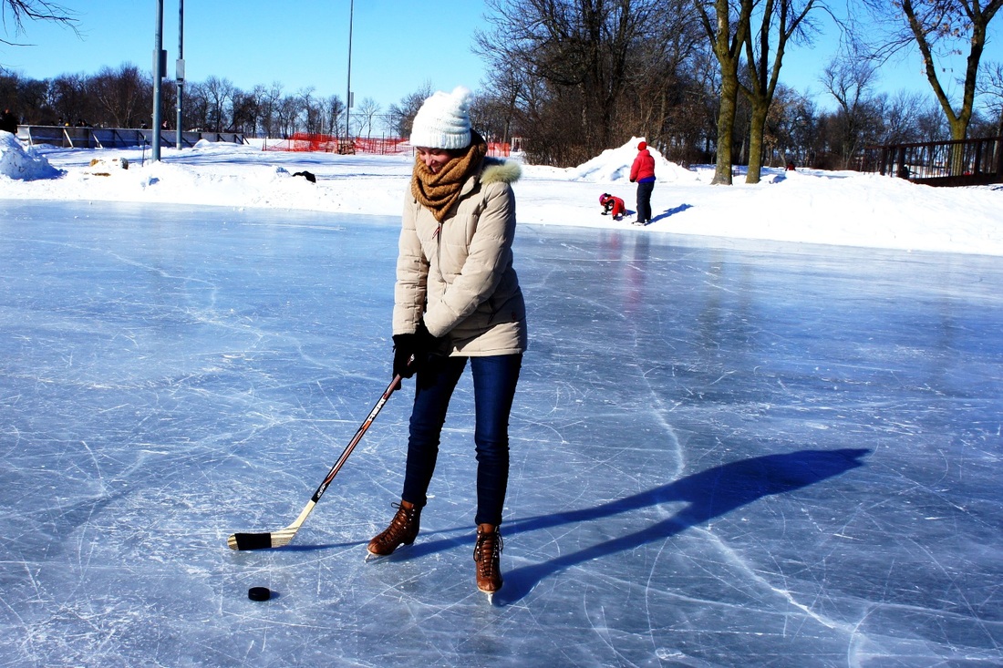 Playing hockey in Madison, Wisconsin 
