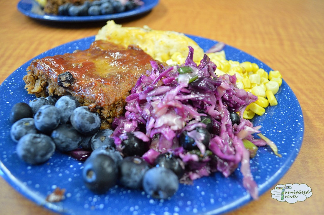 Parks Blueberry Chatham Kent meatloaf lunch