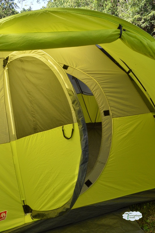 Green Coleman tent Picture