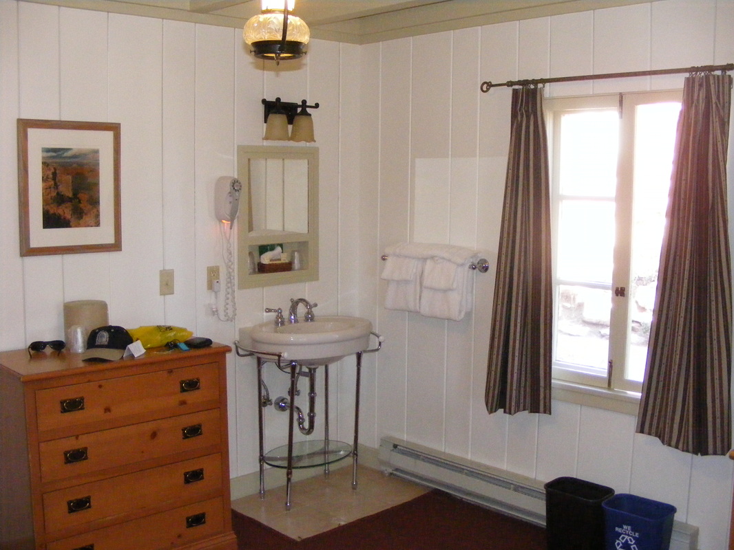Wash stand and dresser in our Bright Angel Lodge bedroomPicture