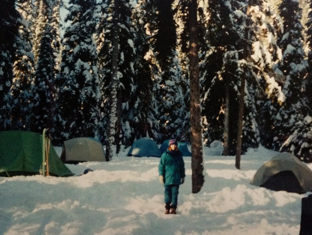 Winter camping in British Columbia 