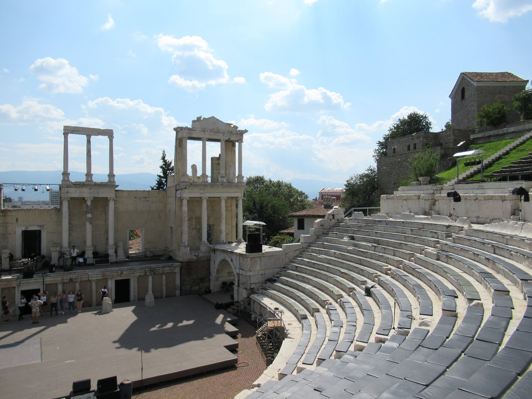 Roman Amphitheater Plovdiv Old Town Picture
