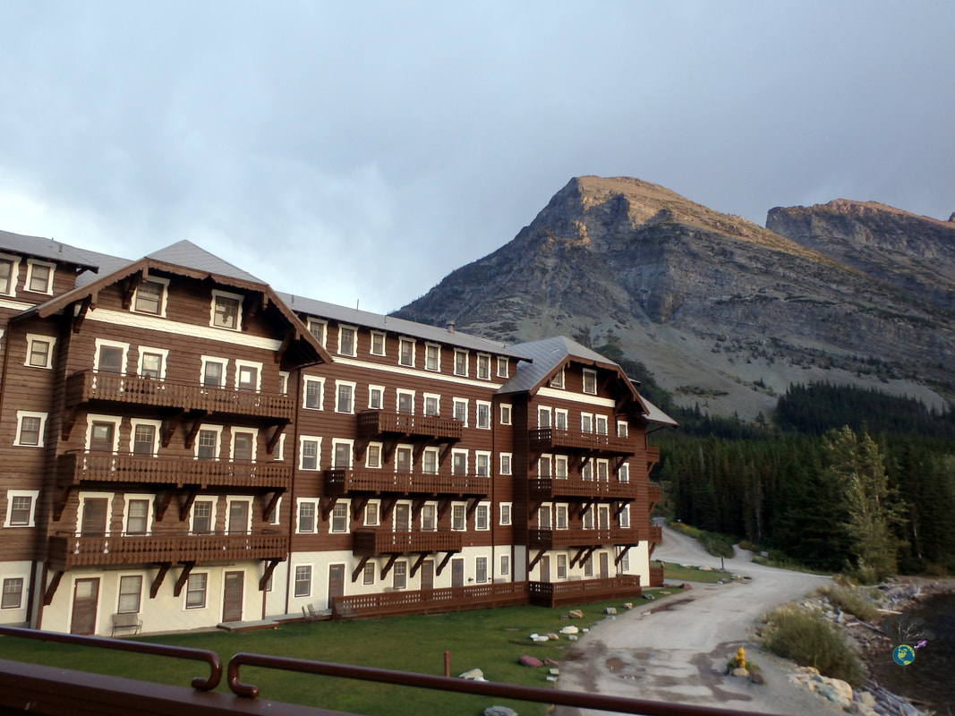 Exterior of Many Glacier Hotel Montana Picture