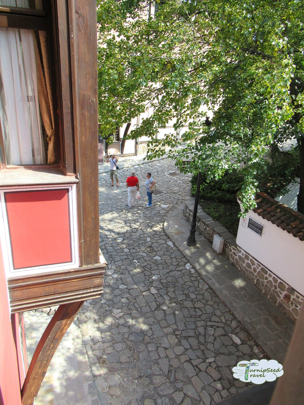 Cobblestones in old town Plovdiv Picture