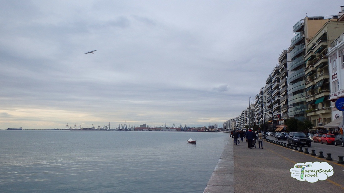 Thessaloniki's waterfront and boardwalk