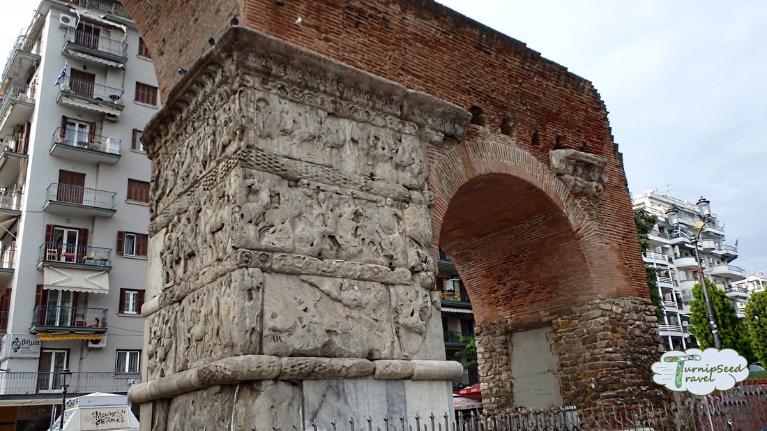 Roman ruins in Thessaloniki 