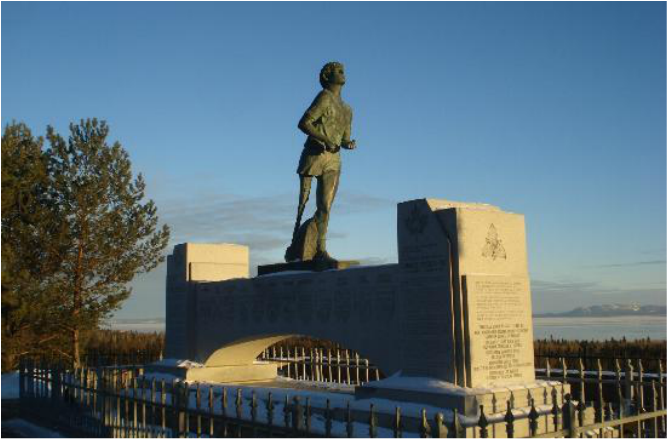 Terry Fox Monument Travel and tours Thunder Bay Ontario Picture