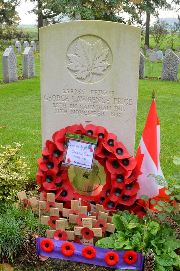 How to visit St. Symphorien Military Cemetery Tombstone of George Price, Belgium