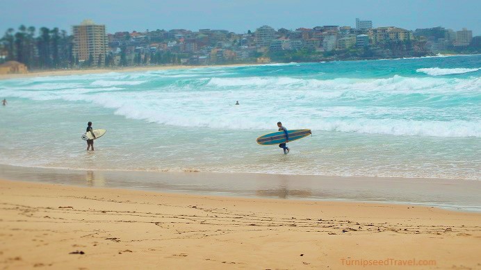 Manly Beach Sydney Australia Surfing EocTreasures TurnipseedTravel.com