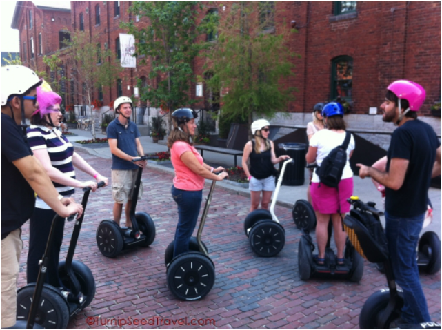 Toronto Segway Tour gets ready to head out 