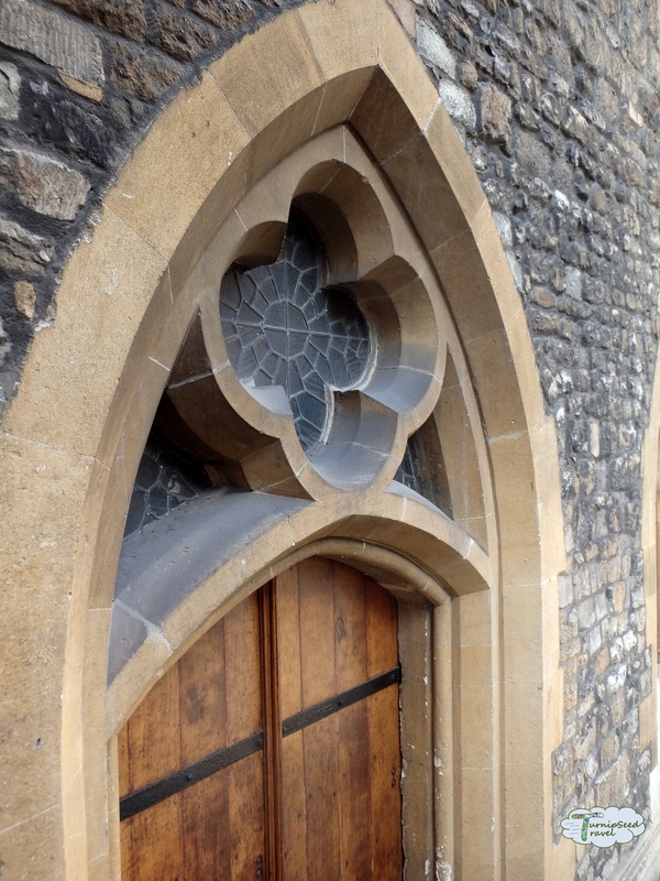 St. Etheldreda's Church London doorway