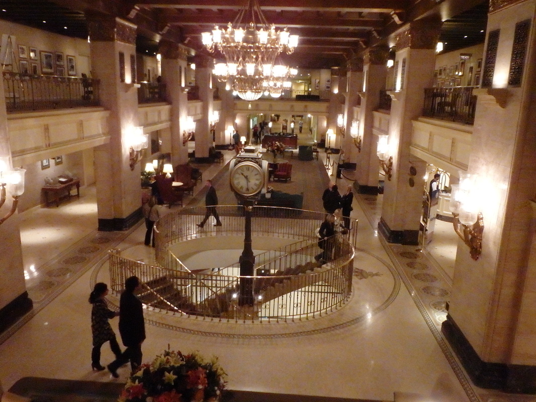 Toronto's Fairmont Royal York hotel: opulent lobby