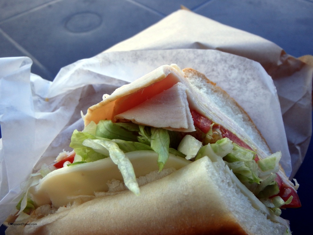 White bread filled with turkey lettuce and tomato: The best sandwich shops in Ottawa Turnipeedseed Travel Nicastro's La Bottega 
