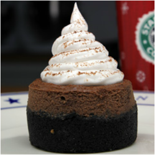 Hot chocolate cheesecake with marshmallow topping Little Cheesecake Company Norfolk County
