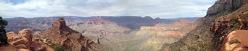 Panoramic shot of the Grand Canyon Picture