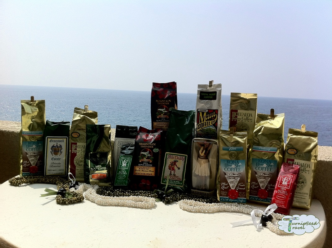 Different kinds of coffee displayed on the hotel balcony Picture