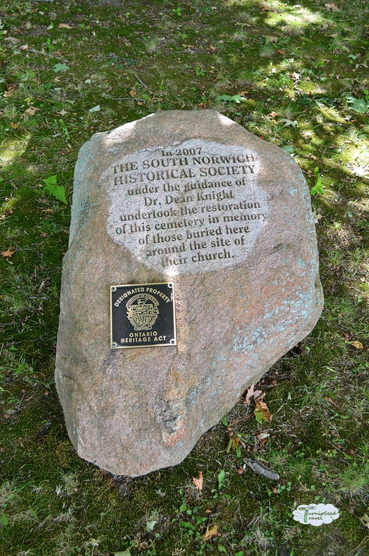 South Norwich Historical Society commemorative plaque