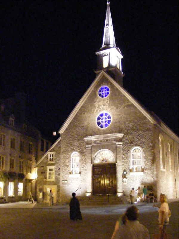 An old stone church in Quebec City  Picture