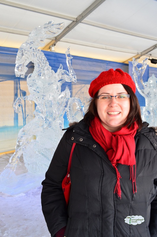 Ice carving at Ottawa's Winterlude 