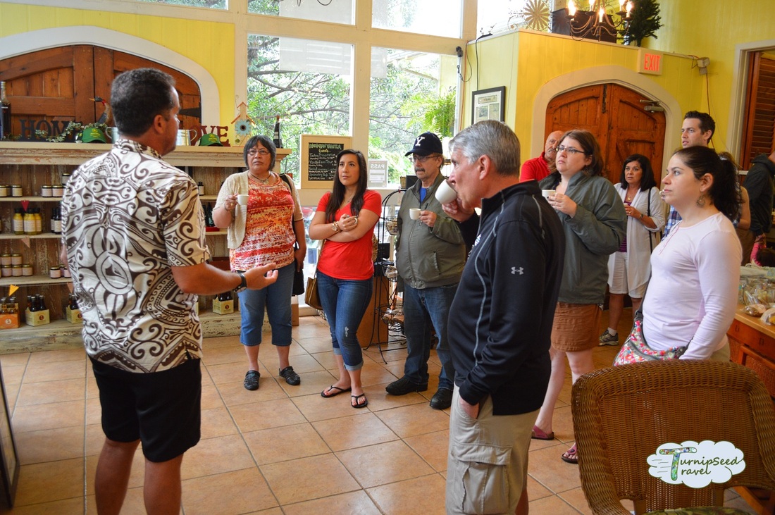 Farm tour of the Hawaiian Vanilla Company
