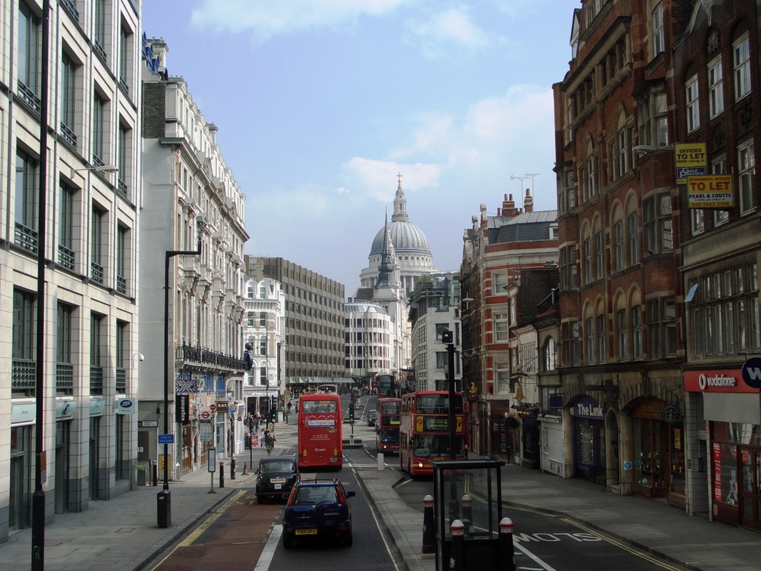Fleet Street London England - Christopher Wren's London