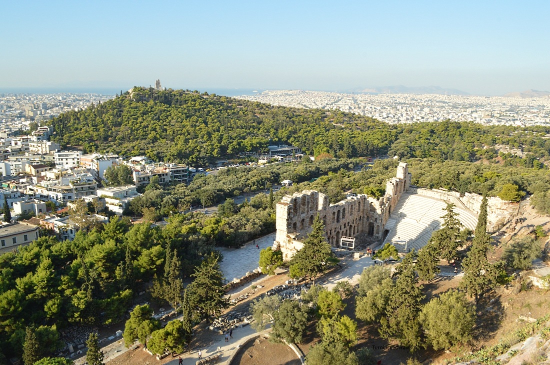 Panoramic view of Athens 