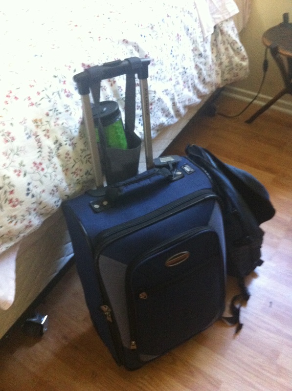 Packed suitcase in the spare bedroom Picture