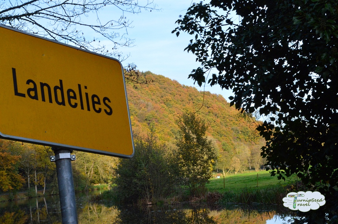 Hillside by Landelies Belgium and Aulne Abbey