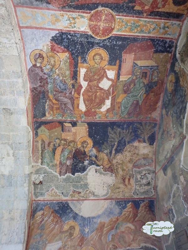 Biblical frescoes Hagia Sophia Trabzon