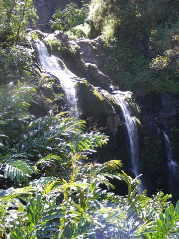 Hana Highway waterfall 