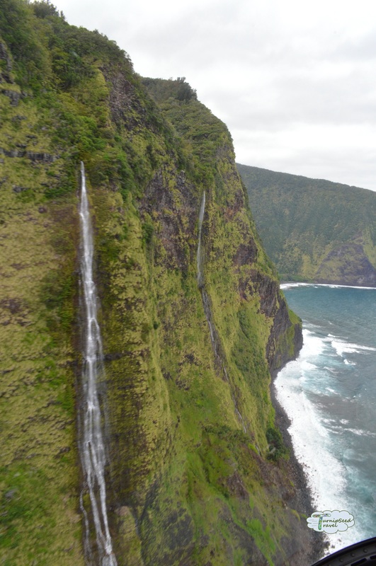 Hawaiian cliff side waterfalls Picture