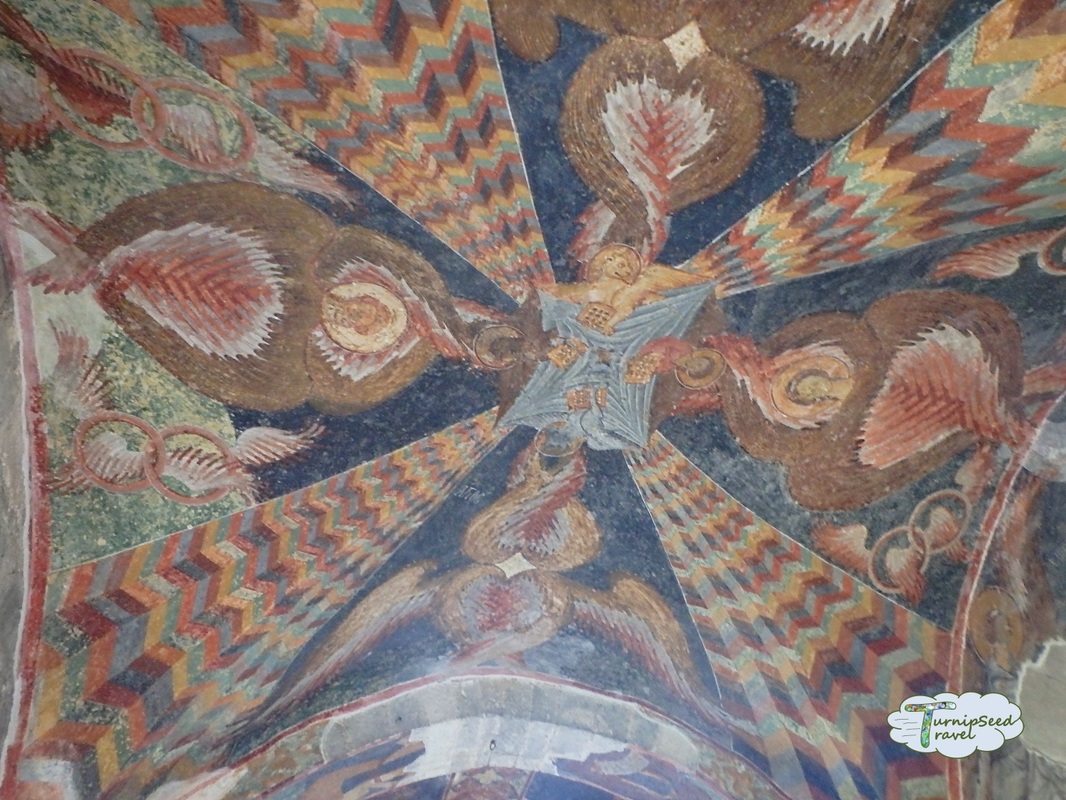 Pre-Renaissance art in frescoes Hagia Sophia Trabzon