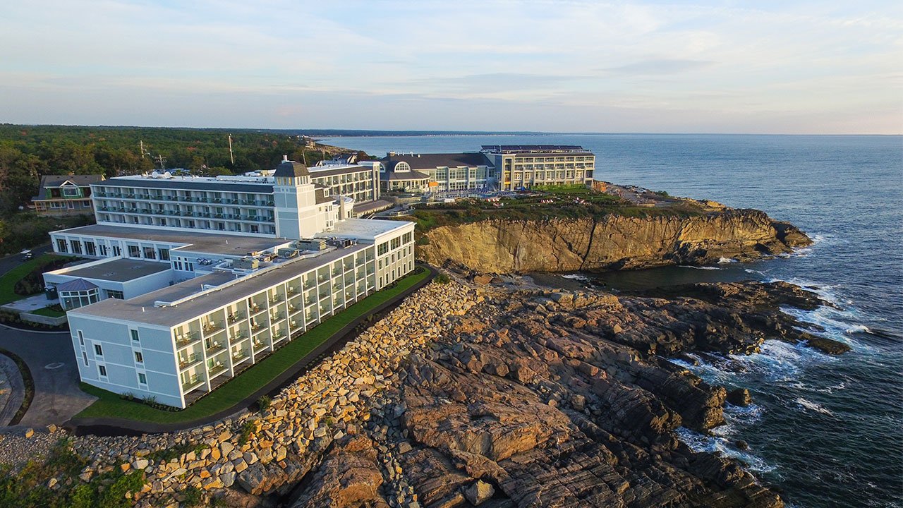 Aerial view of the Cliff House 