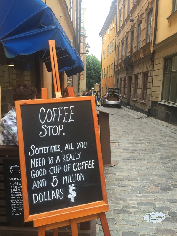 Coffee shop sign outside Picture