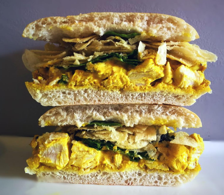 Stacked mango chicken sandwich: The best sandwich shops in Ottawa Turnipeedseed Travel Morning Owl Art Is In