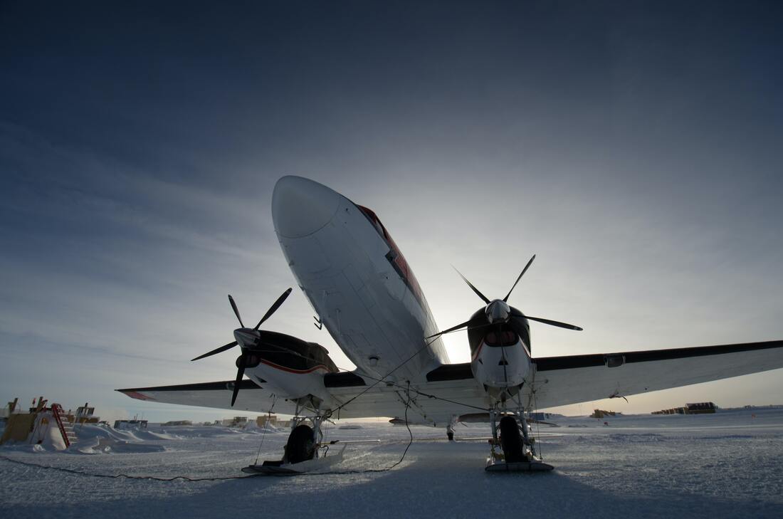 Canadian Transportation Agency Flight Delay Compensation Rules. Airplane sits on a snow covered runway