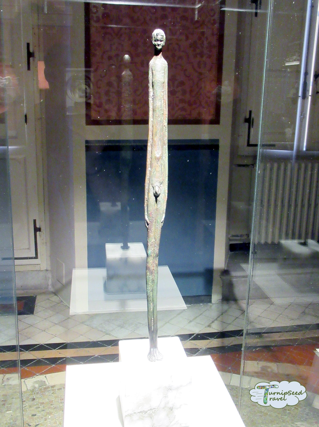 Artifacts at the Guarnacci Etruscan Museum in Volterra Ombra della sera 