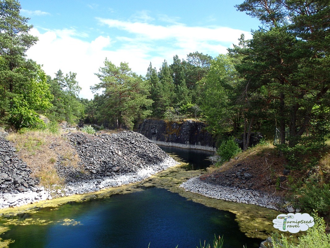 Old iron ore mines Uto Sweden Picture