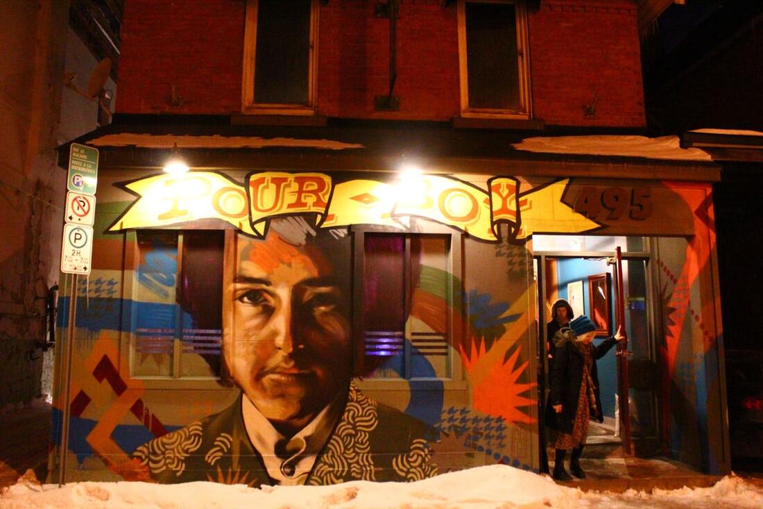 Pub covered in a mural Cozy microadventures for Ottawa travellers by TurnipseedTravel.com