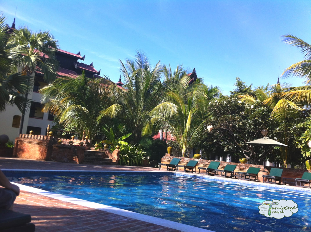 Pool at the Amazing Bagan Resort Myanmar Picture
