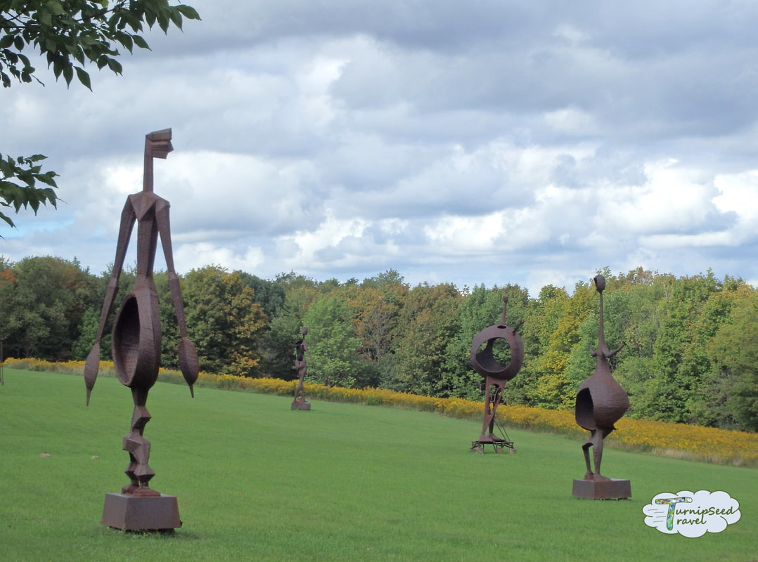 Griffis Sculpture Park Ellicottville NY Abstract sculptures of people