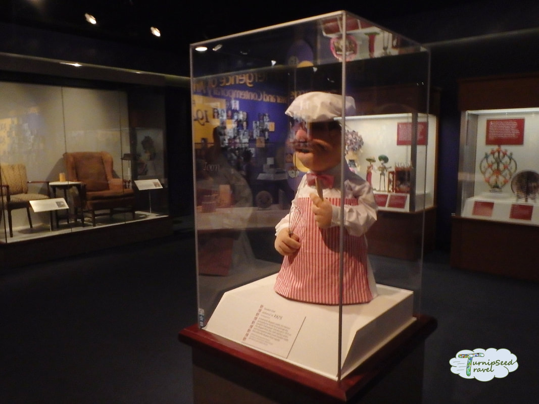 The Swedish Chef Muppet puppet in a display of Americana at the Smithsonian Picture