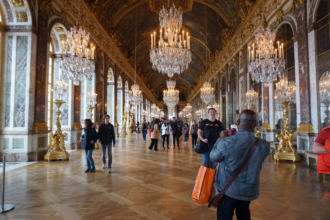 Glitter and glitz at Versailles' hall of mirrors.