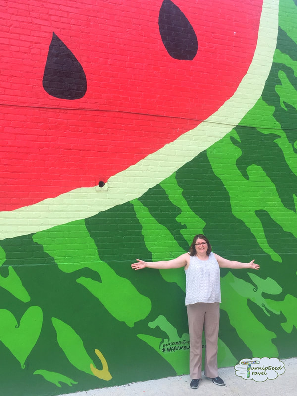 Posing outside Watermelon House in Washington DC Picture